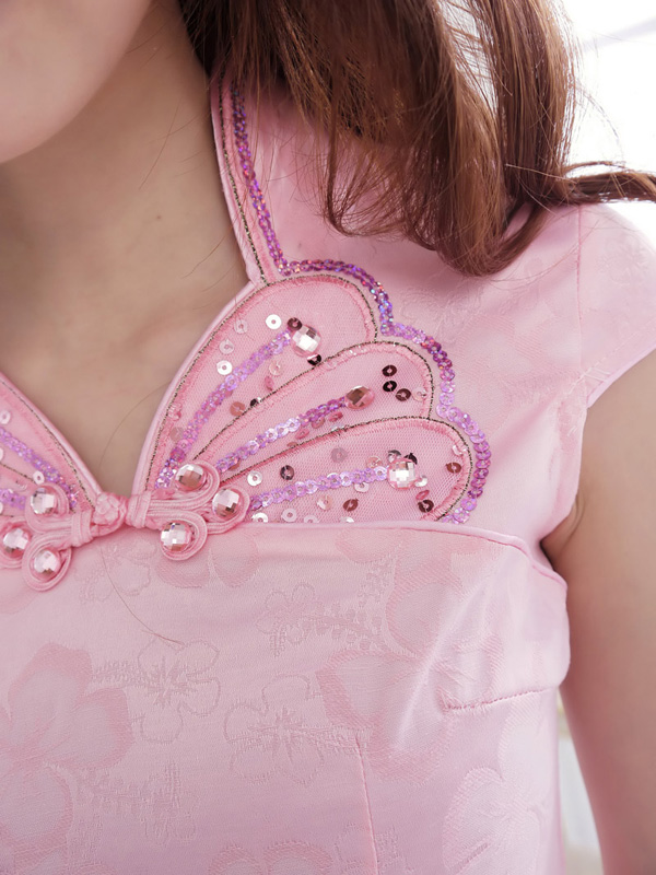 结婚敬酒服表演旗袍