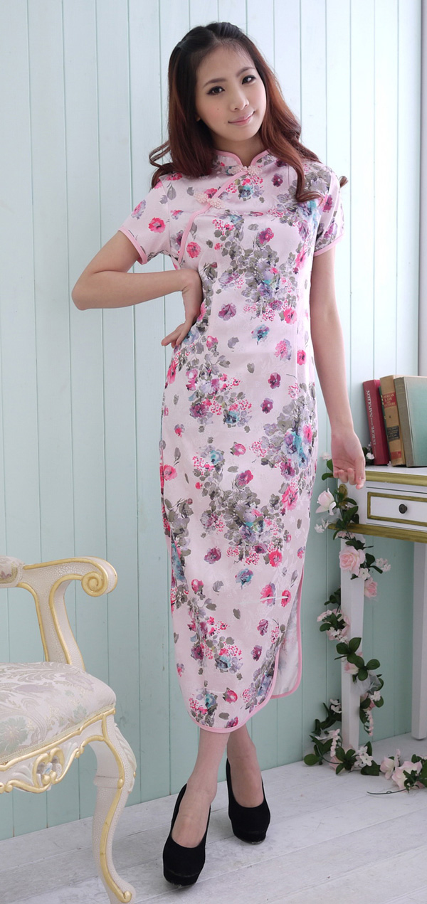 华人传统服饰旗袍工作服