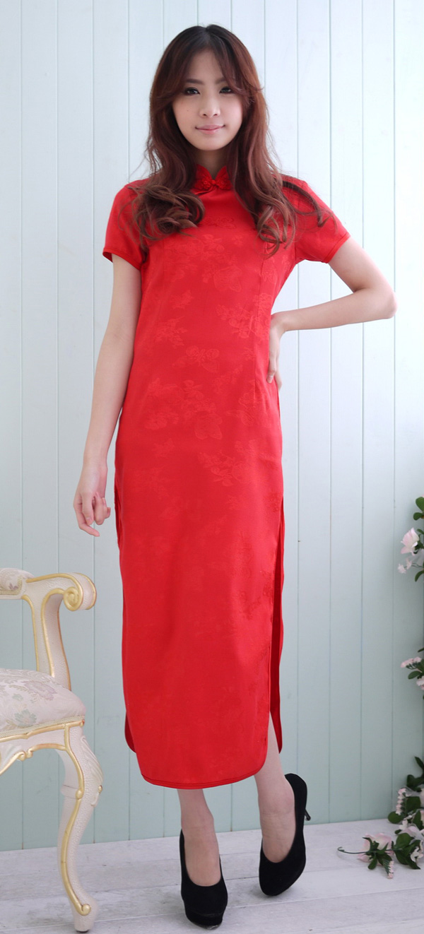 华人传统服饰旗袍工作服