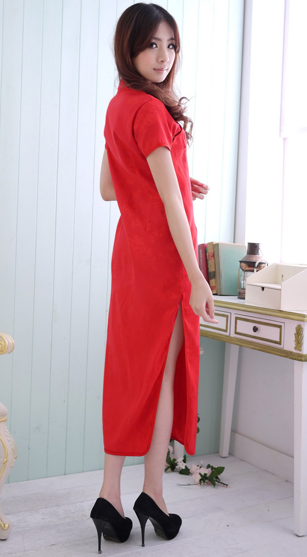 华人传统服饰旗袍工作服